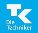 techniker-krankenkasse-gesetzliche-krankenversicherung-logo Logo der Techniker Krankenkasse mit weißem „TK“-Schriftzug und Text „Die Techniker“ auf blauem Hintergrund.
